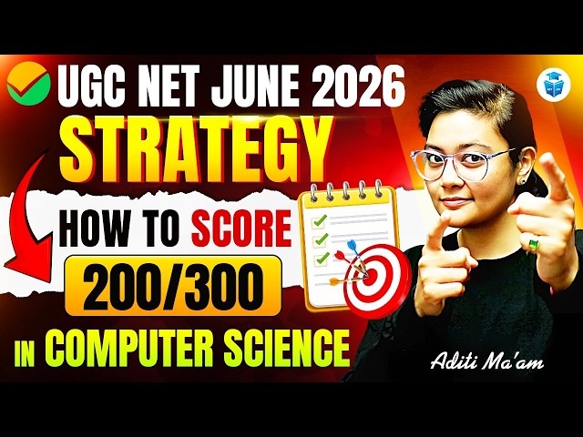 UGC NET Computer Science ✅ Strategy to Score 200/300 in JUNE 2026 | JRFAdda