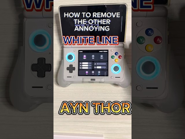 How to Disable the White Side Bar on AYN Thor