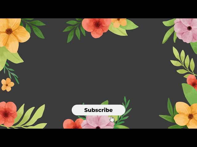 4K Flowers Animation Background | No Copyright Video | No Copyright Stock Video