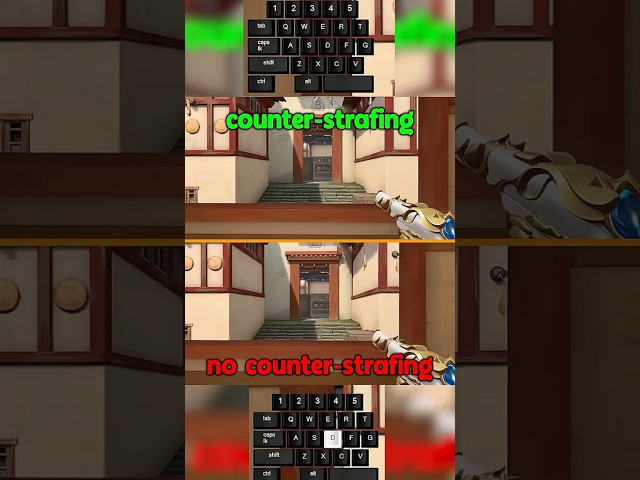 Should You COUNTER STRAFE in Valorant? 🤔 #valorant #valorantclips #valoranttips
