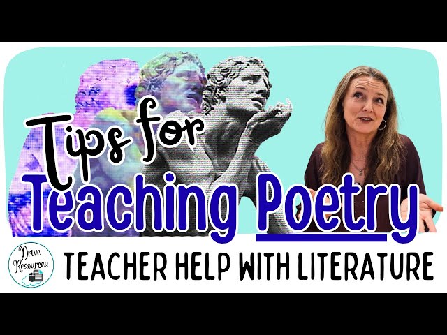 Teaching POETRY at High School - tips for teachers!