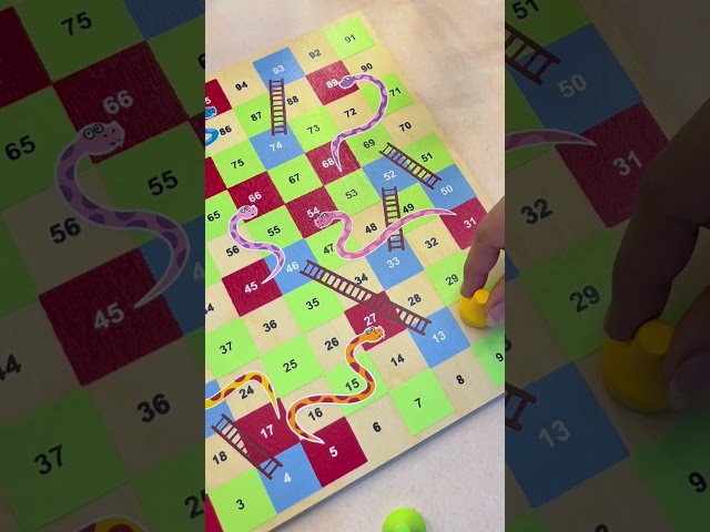 Snake & ladder #returngifts #woodentoys #familygame #indoorgame #ladder #shorts