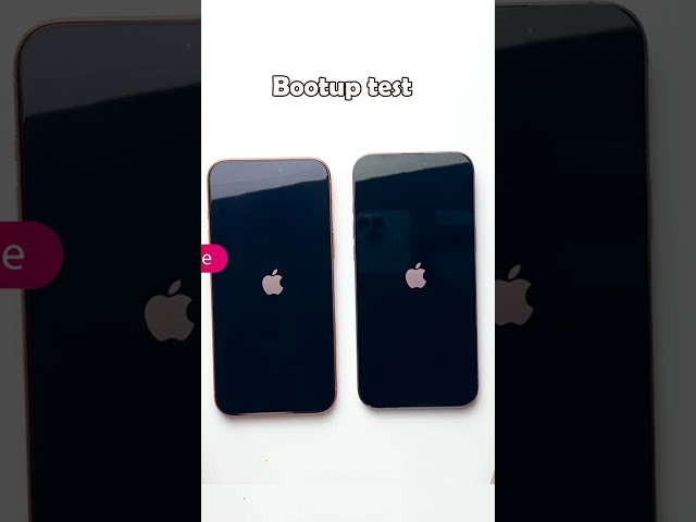 iPhone 17 Pro Max vs 16 Pro Max Boot-Up Test – Big Difference! #smartphone #iphone #iphone17promax