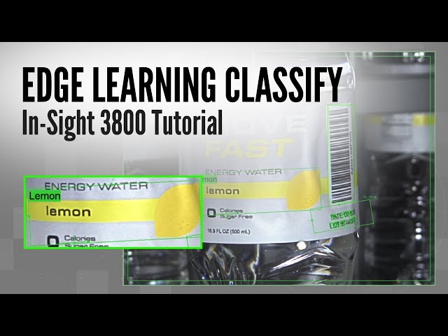 Edge Learning Classify Tutorial - In-Sight 3800 Vision System
