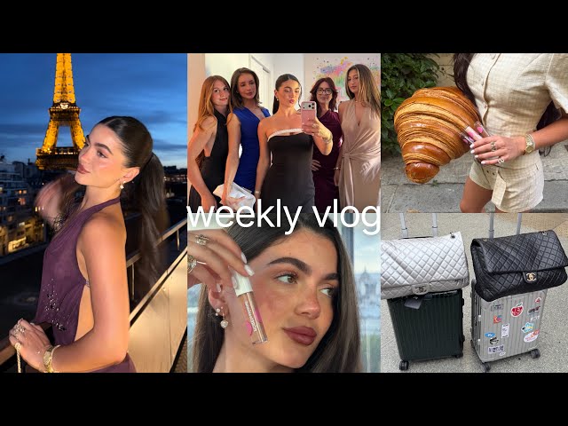 Weekly Vlog: my 23rd birthday, travel to Paris, brand trip & shopping 