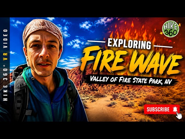 Exploring Fire Wave at Valley of Fire State Park, NV (Hike 360° VR Video)