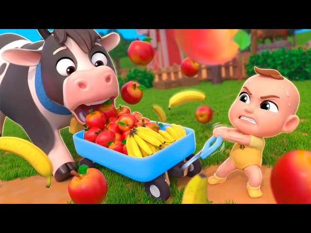 Where is the Apple? Animal Song | Funny Nursery Rhymes