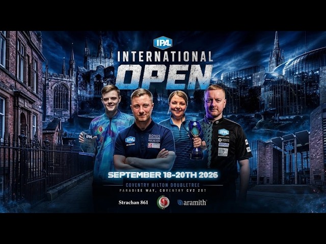 IPA Pool Tour 4 International Professional 2026 -Coventry -  Main Table - DAY 2