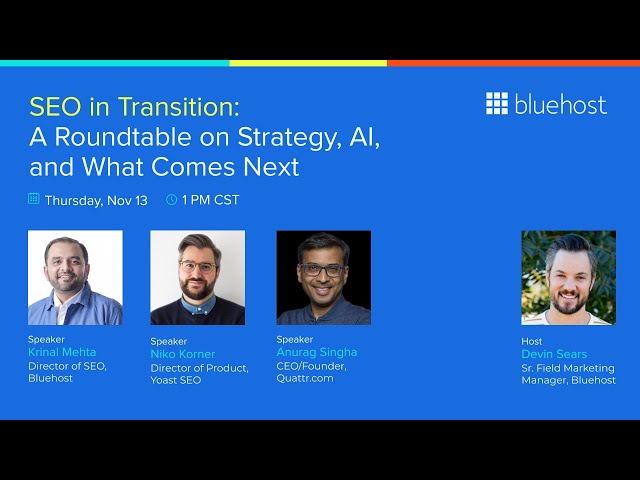 SEO in Transition: A Roundtable on Strategy, AI, and What Comes Next