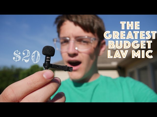 AMAZING Cheap $20 Lav Mic Review! [Purple Panda Microphone]