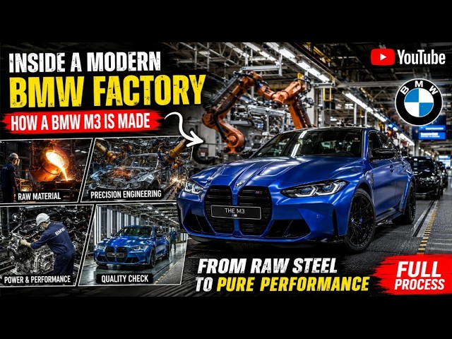 Inside a Modern BMW Factory | How the BMW M3 Is Made | Full Manufacturing Documentary (4K)