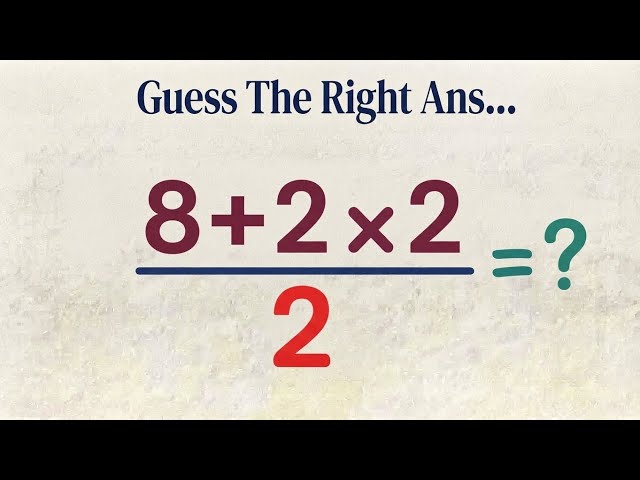 Only 1 in 10 people can solve this math problem