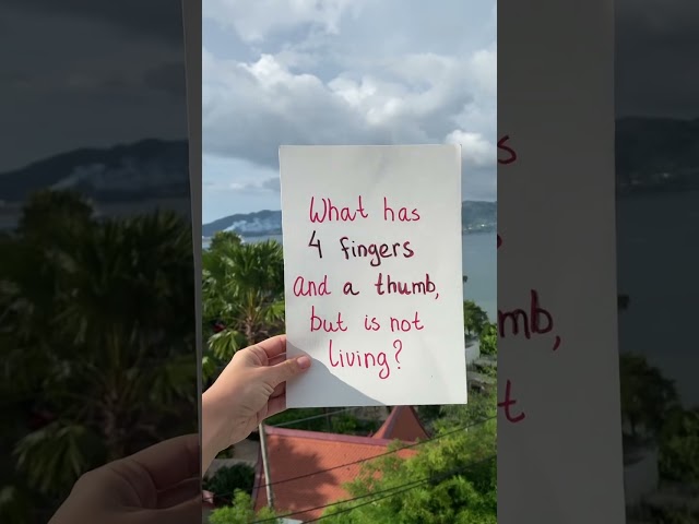 🤔 Can you solve this riddle? 👽🧤 🤯 #riddles #riddlechallenge