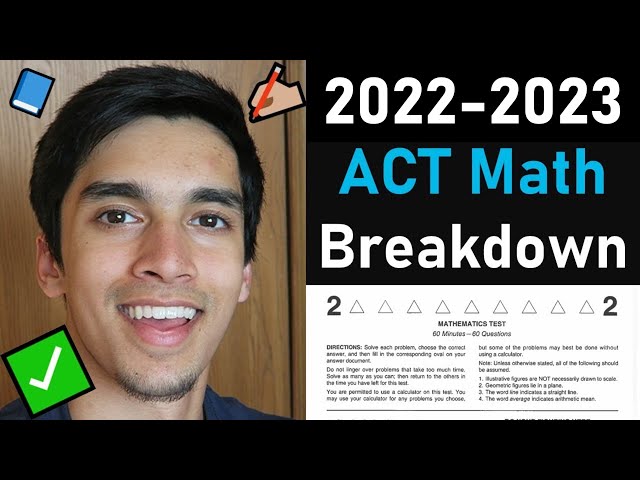 5 Academy's 2022-2023 ACT® Math Practice Test FULL Walkthrough + ACT® Math Strategies