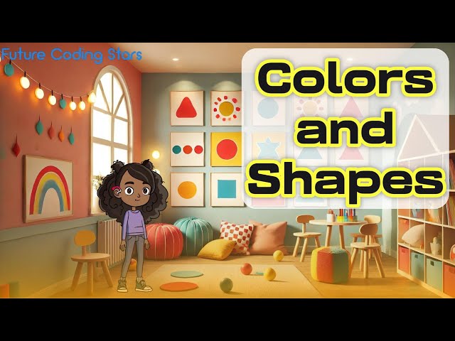 2 - Colors & Shapes for Kids! Fun Intro to Patterns & Coding (Preschool Learning)
