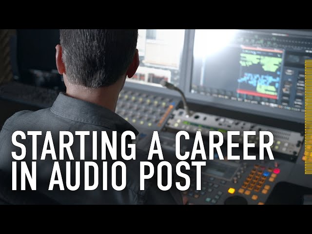 Audio Post Production (Finding a Career Path) | ADAM Audio
