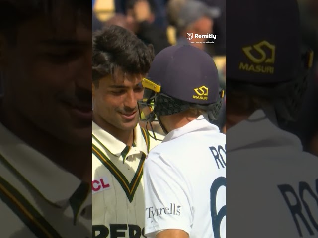 Joe Root 🤝 Razaullah
