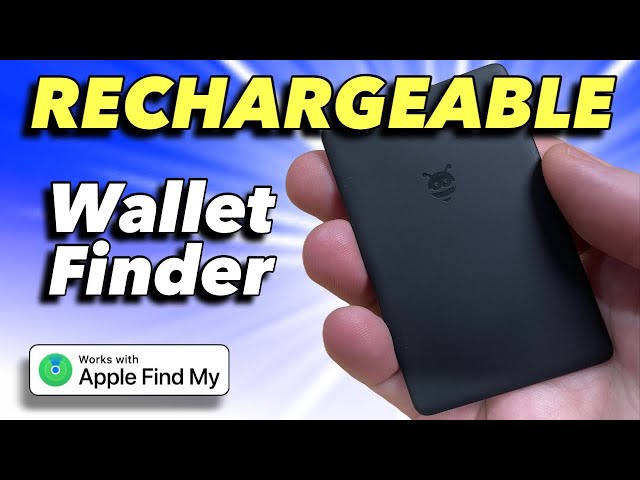 First RECHARGEABLE "AirTag-like" Tracker for Apple's FIND MY!