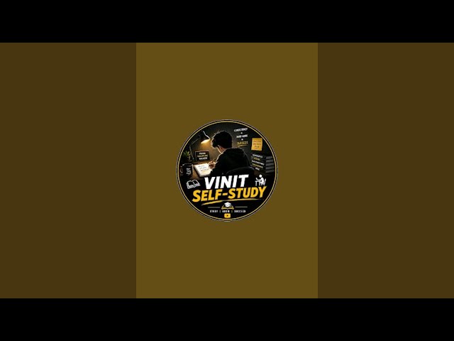 🔴 LIVE | Study With Me 📚 | Deep Focus Session | Real-Time Self Study | Vinit Self-Study