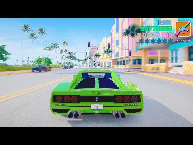 ◉ GTA 6 Graphics - Vice City Location Map 🌴 4k 60fps Gameplay Ultra Settings - GTA 5 PC Mod