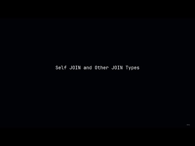 41. Self JOIN and Other JOIN Types MySQL for beginners 2026 Free