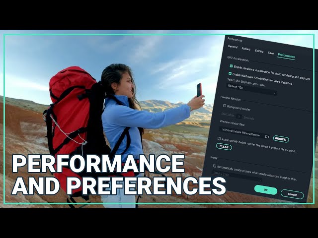 6 Performance and Preferences Filmora