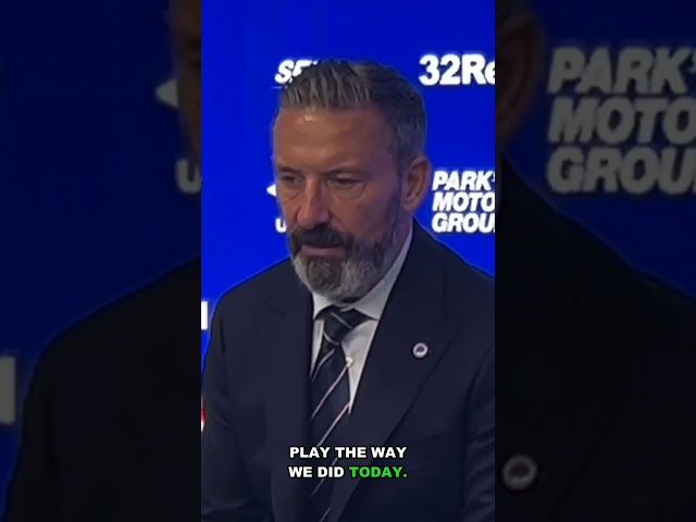 We had to play with risk' - McInnes on beating Celtic 3-0 #rangers #rangersfc #oldfirm
