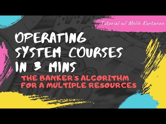 The Banker's Algorithm For a Multiple Resources | Operating System Courses