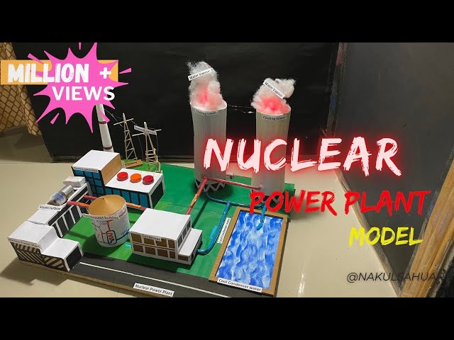 Nuclear power plant model #nuclearpower #science #nuclearenergy  NakulSahuArt