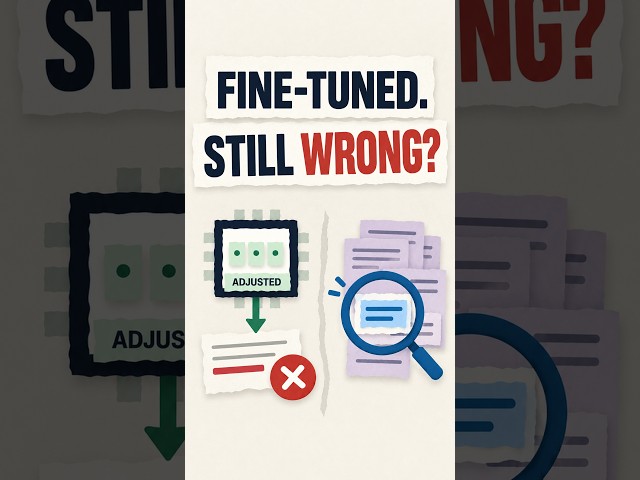 Fine-tuning vs RAG: Which one actually works? #AI #machinelearning #coding