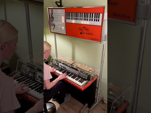 Custom acrylic teacher model is coming in hot—full video linked #electricpiano #shorts