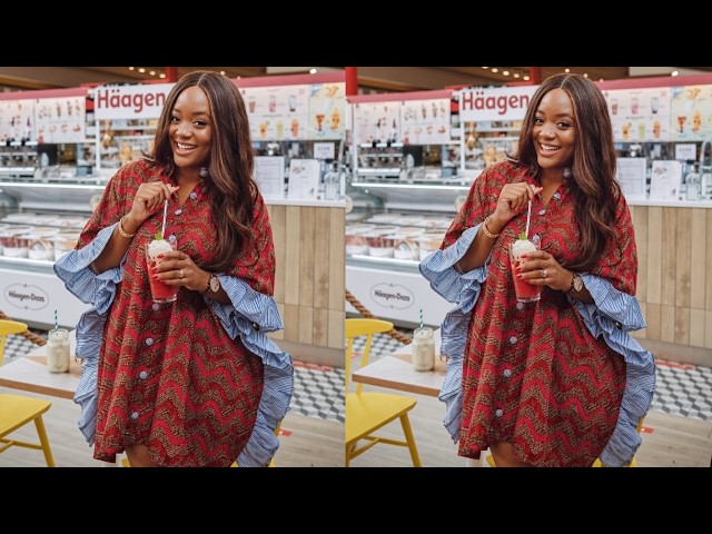 How to cut and sew bubu dress with side ruffles