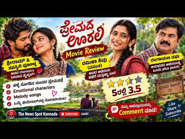 🔥 ಪ್ರೇಮದ ಊರಲಿ ಸಿನಿಮಾ ಹೇಗಿದೆ? | Honest Review | ರಮಿಕಾ ಶಿವು ವಸಂತ ಪಾತ್ರ ಹೇಗಿದೆ? | Kannada Movie Review