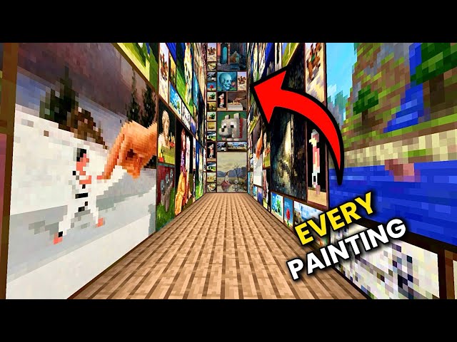 I Built A Museum With EVERY Painting In Minecraft
