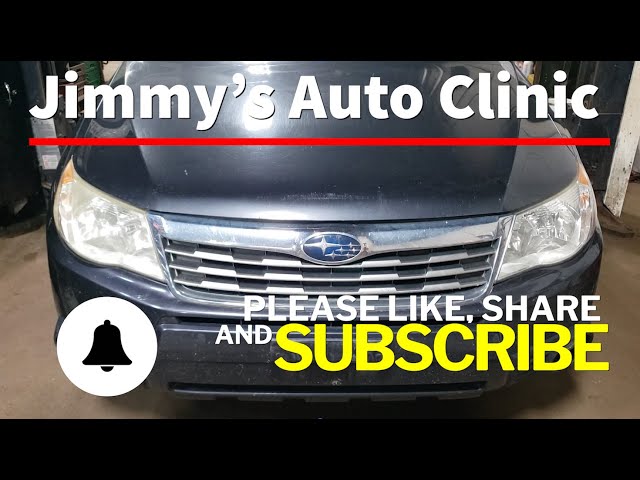 2009 / 2004 Subaru Forester | Five Speed Transmission Service & Differential