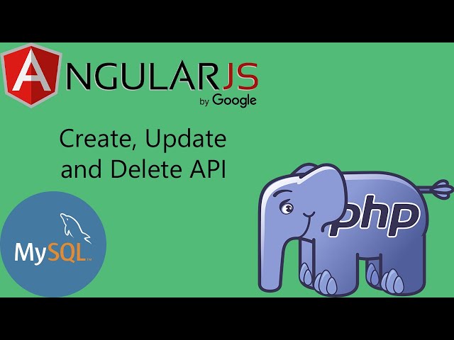 Simple Angular JS, PHP and MySQL based Web API
