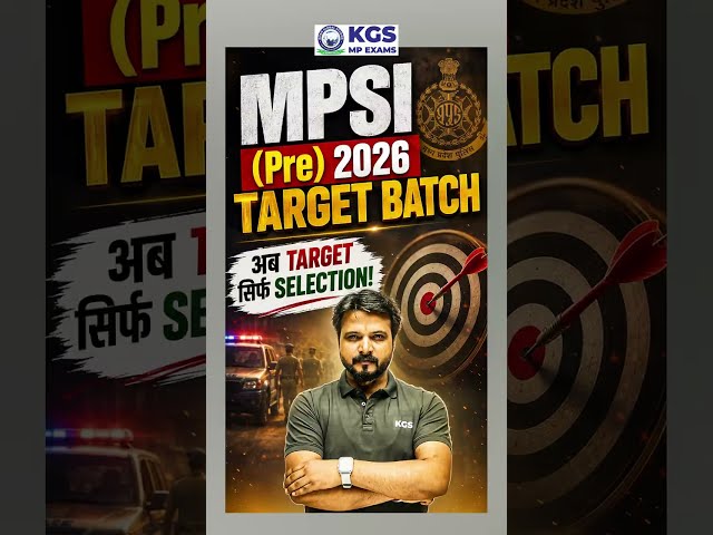 MPSI Pre Target Batch 2026 📚 #mpsi2026 #mpsiprelims2026 #mpsipreparation #mpsitargetbatch2026 #kgs