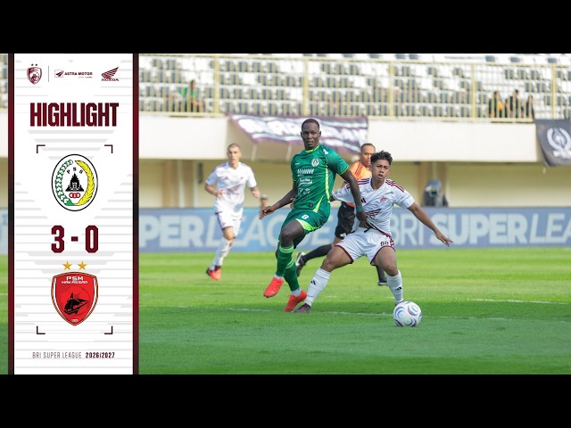 BRI Super League - PSS Sleman vs PSM Makassar 3-0 | Allona PSM