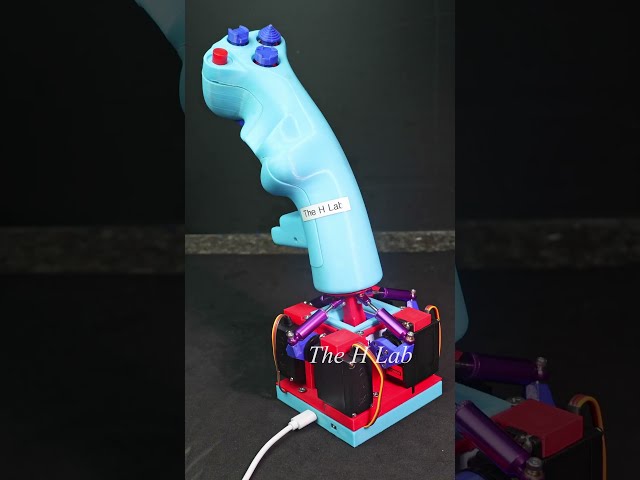 3D Printed F35 Control Stick Final part | The H Lab #shorts