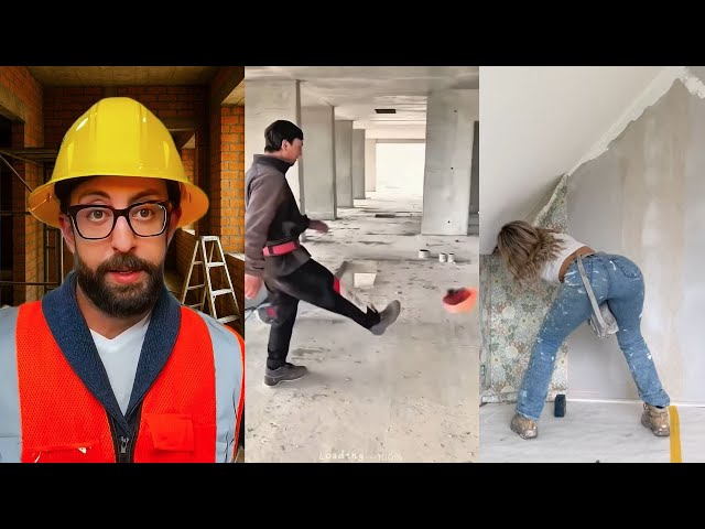 Try Not to Laugh: Construction Crew’s Side-Splitting Job Site Gags!