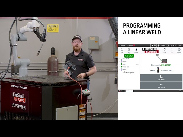 Cooper App – Programming a Linear Weld