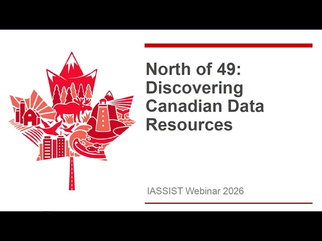 North of 49: Discovering Canadian Data Resources