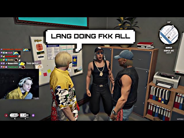 X Crashes Out On Marty & Lang Buddha | NoPixel V GTA RP