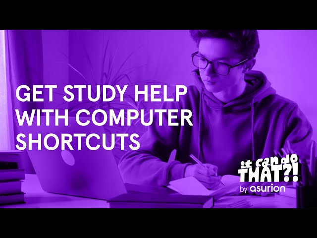 Best computer shortcuts to help with studying | It Can Do That?!