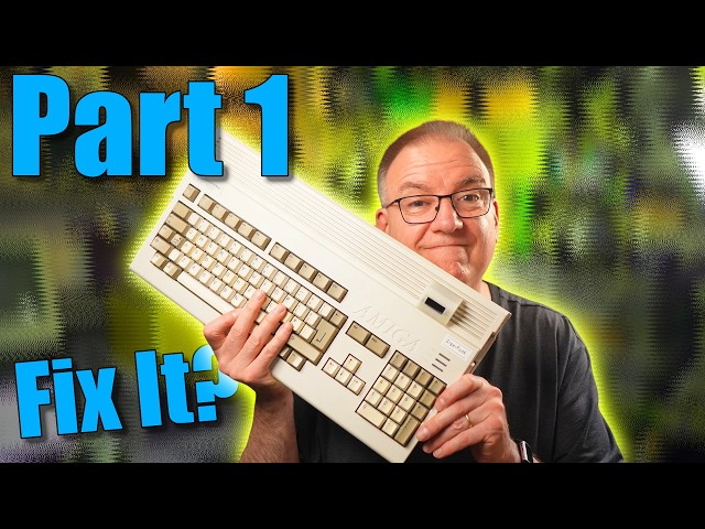"Giga"Amiga 1200 with Broken IDE Pins and Leaky Capacitors - Double Bil