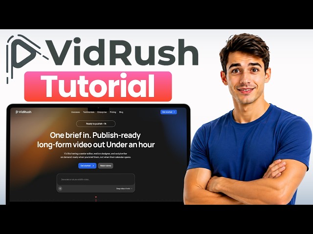 Vidrush AI Tutorial 2026 - How to Use Vidrush (for Beginners)