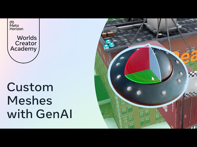 Custom Meshes with GenAI 🕸️