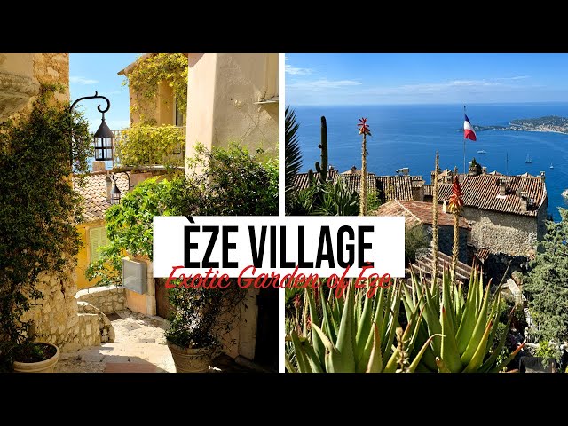 🇫🇷Èze village  - A Medieval village in South of France | French Riviera GUIDE