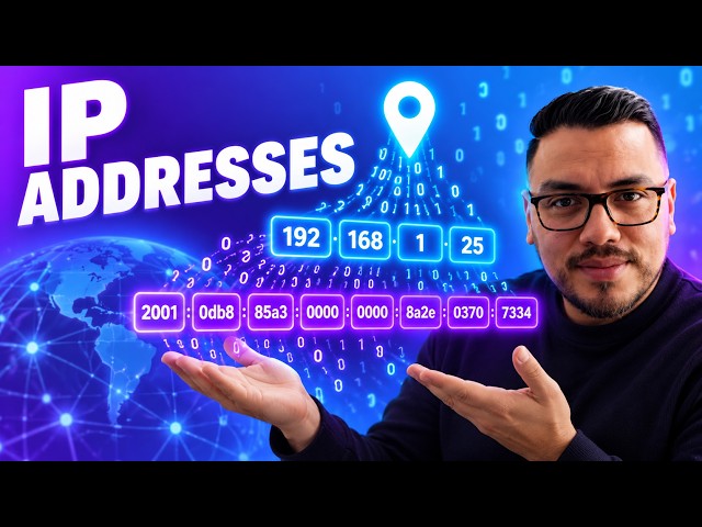 IP Addresses Explained: IPv4, IPv6, Binary & Subnet Masks for Beginners.