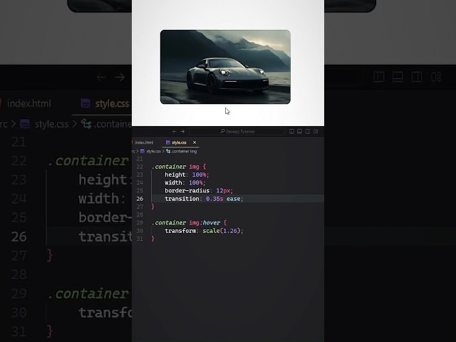 Image Hover Animation That Looks Expensive #webdev #css #design